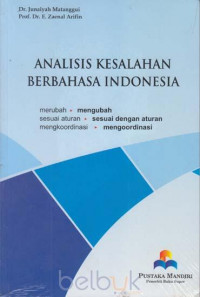 Analisis kesalahan berbahasa Indonesia