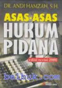 Asas-asas hukum pidana