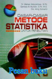 Dasar-dasar metode statistik untuk penelitian