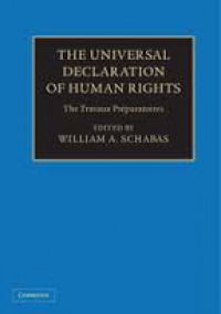 The universal declaration of human rights : the travaux preparatoires
