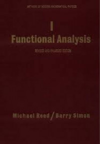 Methods of modern mathematical physics 1 : functional analysis