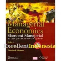 Managerial economics = ekonomi manajerial dalam perekonomian global buku 2