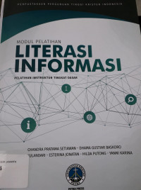 Modul pelatihan literasi informasi : pelatihan instruktur tingkat dasar