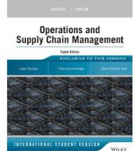 Operations and supply chain management