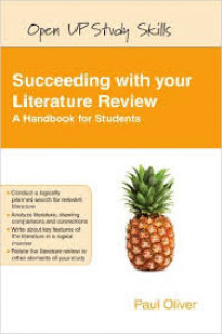 Succeeding with your literature review : a hanbook for students