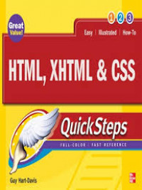 HTML, XHTML, and CSS : quick steps