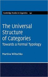 The universal structure of categories : towards a formal typology