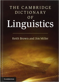 The cambridge dictionary of linguistics