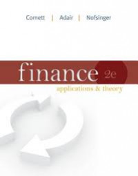 Finance : applications and theory