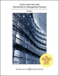 Introduction to management science : a modeling and case studies approach with spreadsheets (disertai CD)