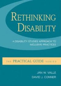 Rethinking disability : a disability studies approach to inclusive practices