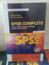 SPSS complete : teknik analisis statistik terlengkap dengan software SPSS