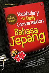 Vocabulary for daily conversation bahasa Jepang