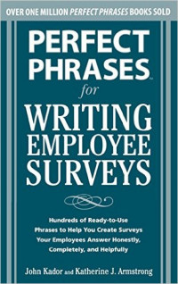 Perfect phrases for writing employee surveys