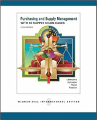 Purchasing and supply management : with 50 supply chain cases