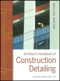 Architect's handbook of construction detailing