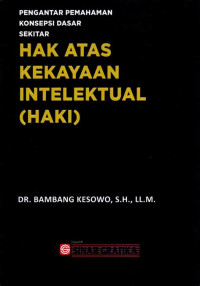 Pengantar pemahaman konsepsi dasar sekitar Hak Atas Kekayaan Intelektual (HAKI)
