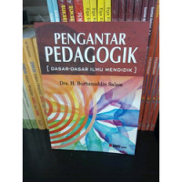 Image of Pengantar pedagogik : dasar-dasar ilmu mendidik