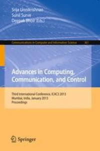 Image of Advances in computing, communication, and control : Third International Conference, ICAC3 2013, Mumbai, India, January 18-19, 2013, Proceedings