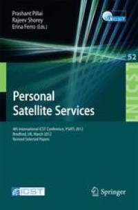 Image of Personal satellite services : 4th International ICST Conference, PSATS 2012, Bradford, UK, March 22-23, 2012. Revised Selected Papers