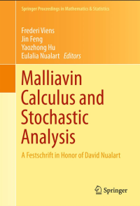 Image of Malliavin calculus and stochastic analysis: a festschrift in honor of david nualart