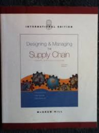 Image of Designing and managing the supply chain : concepts, strategies, and case studies