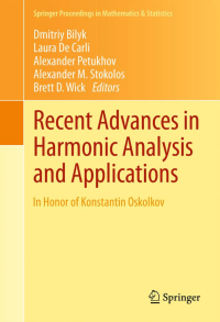 Image of Recent advances in harmonic analysis and applications : in honor of Konstantin Oskolkov