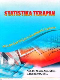 Image of Statistika terapan : untuk pembuat kebijakan dan pengambil keputusan