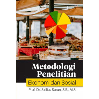Image of Metodologi penelitian Ekonomi dan Sosial