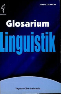 Image of Glosarium linguistik