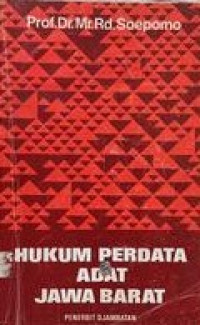 Image of Hukum perdata adat Jawa Barat