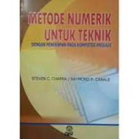 Image of Metode numerik untuk teknik : dengan penerapan pada komputer pribadi