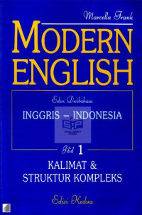 Image of Modern English : kalimat dan struktur kompleks