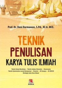 Image of Teknik penulisan karya tulis ilmiah